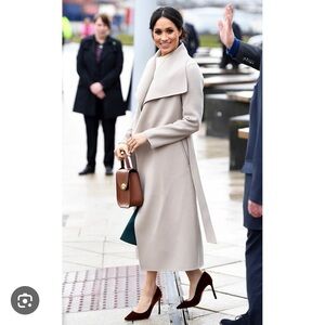 Charlotte Elizabeth Bloomsbury Elegant Brown Leather Handbag Meghan Markle